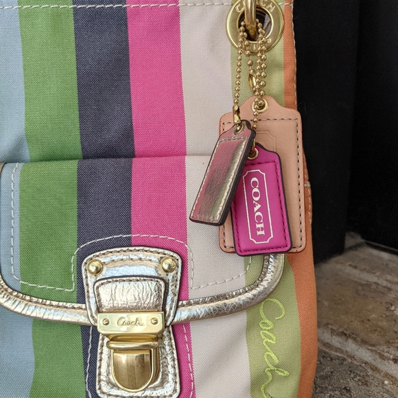 NWT Vintage coach poppy collection crossbody/shoulder - Picture 4 of 7